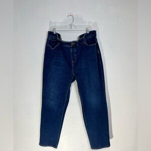 Soft Surroundings Women’s Straight Leg Jeans 3X Dark Wash